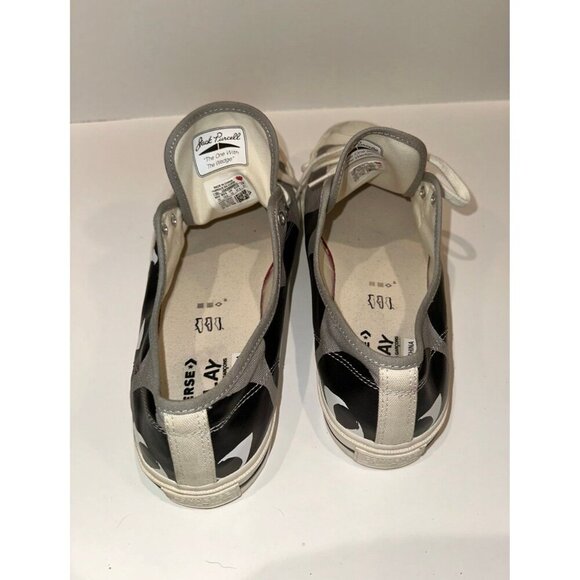 Converse Comme des Garçons PLAY x Jack Purcell 'Drizzle Black' Size 13 - Picture 8 of 11